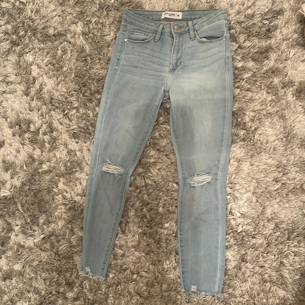 Just black denim mid rise skinny jeans size 25